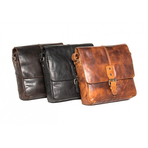Oran Leather Wyoming Satchel