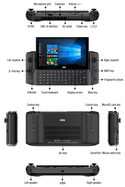 GPD Win 3 Windows Handheld [i7-1195G7 16GB/1TB]